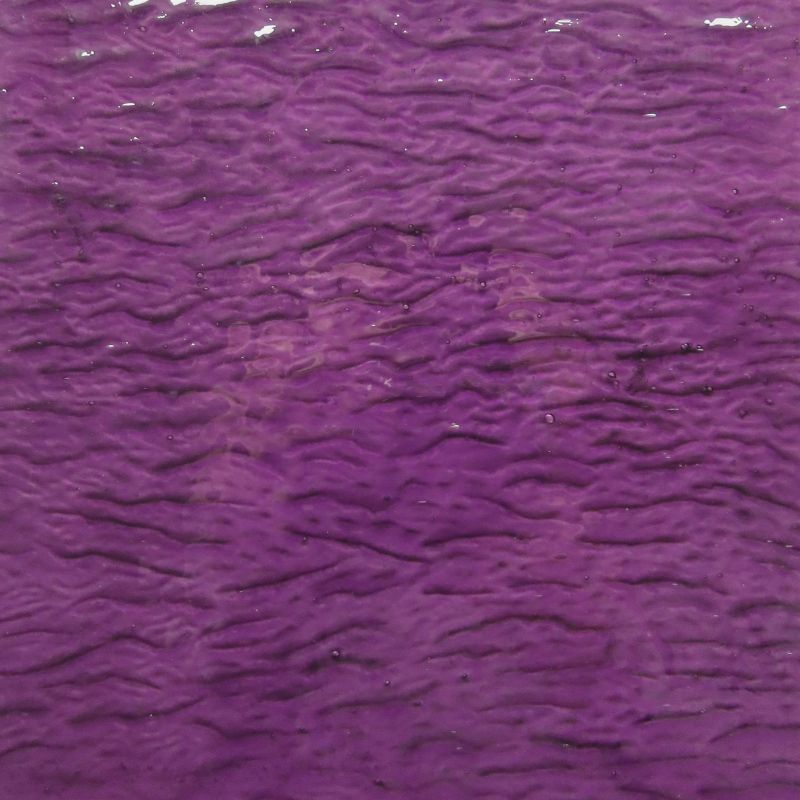 Lastra di vetro Viola Ondulata