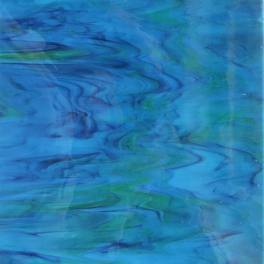 Glasplaat Surfblauw