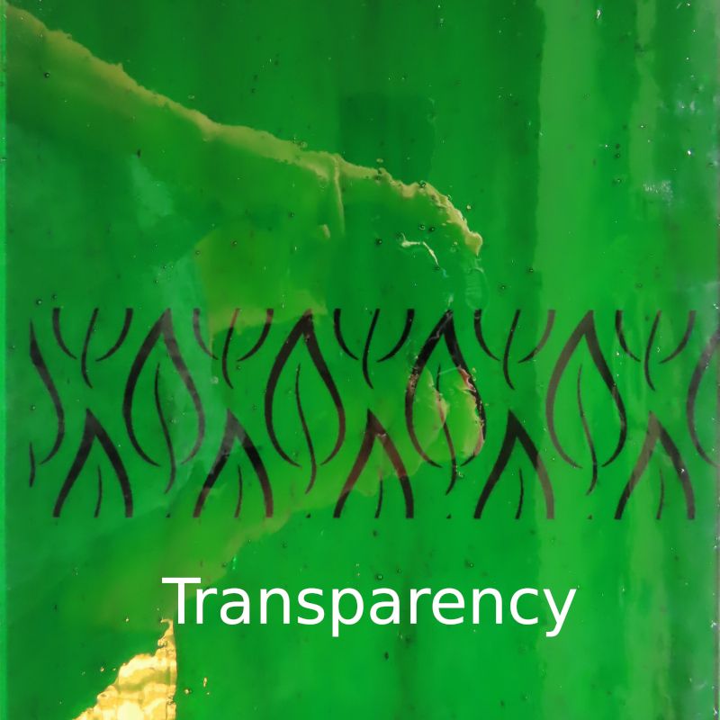 Glass Plate Deep Emerald