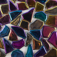 Keramické puzzle bílé