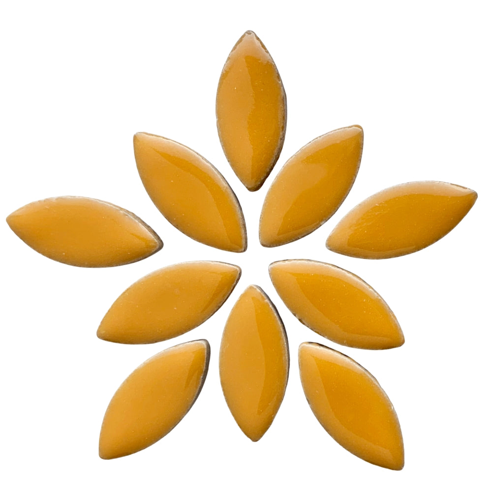 Płatki kwiatowe 25mm Curry