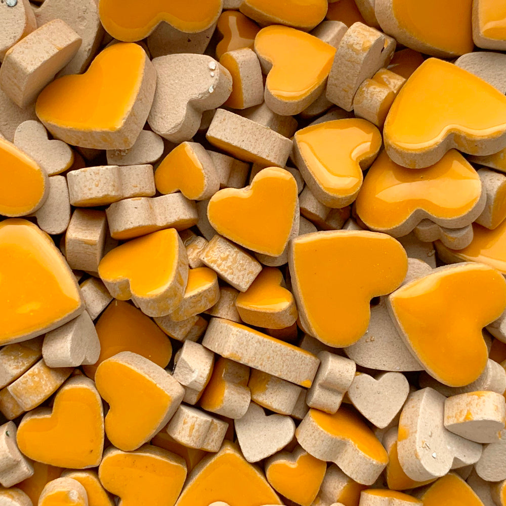 Ceramiczne Charmsy Serca Curry