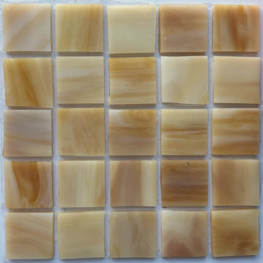 Vetro mosaico Tiffany Glacier 20mm Caramello
