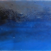 Placa de vidrio profundo azul espacial