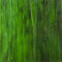 Lastra di vetro con texture verde foresta
