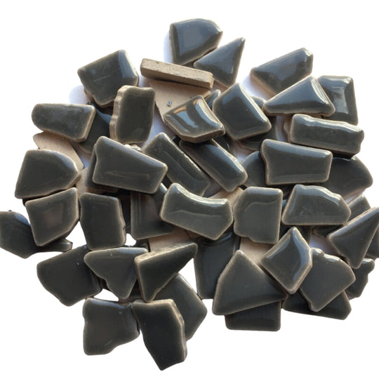 Keramické puzzle středně šedé