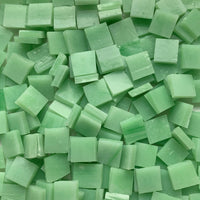 Loose 15 mm Tiffany Glacier glass tiles in Melon