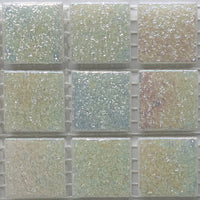Mosaico de Vidrio Iridiscente 20mm Ostra