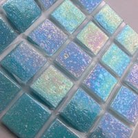 Mozaika szklana iryzująca 20mm Kustblauw