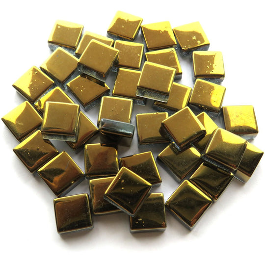 Mosaico de Vidrio Espejo 10mm Oro