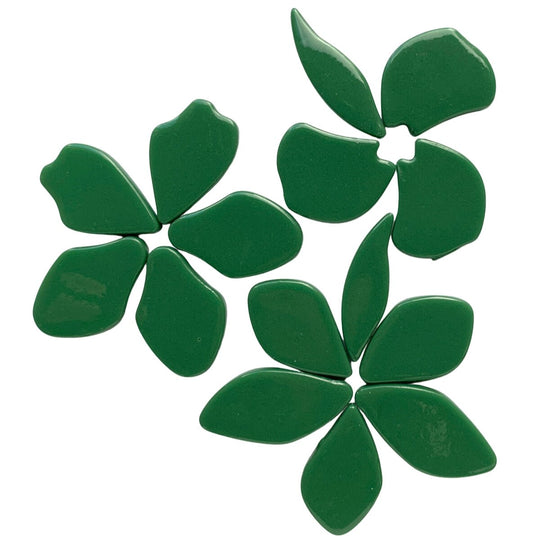 Pétalos de Vidrio Verde Abeto