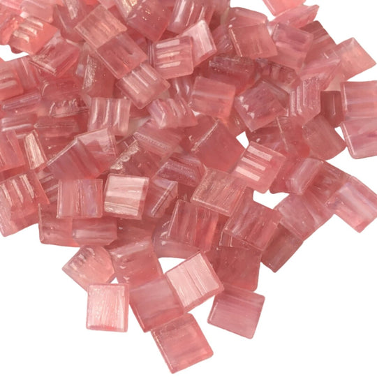 Glasmozaiek met Goud Dooradert 10mm Roze