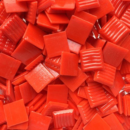 Mosaico di vetro Murano 20mm rosso carminio