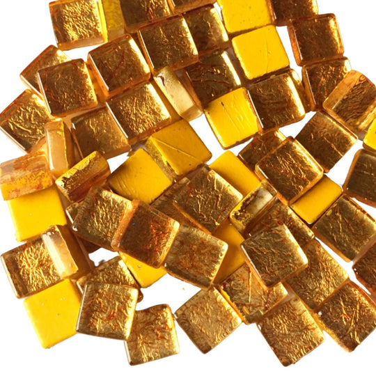 Mosaico de Vidrio Espejo 10mm Cobre