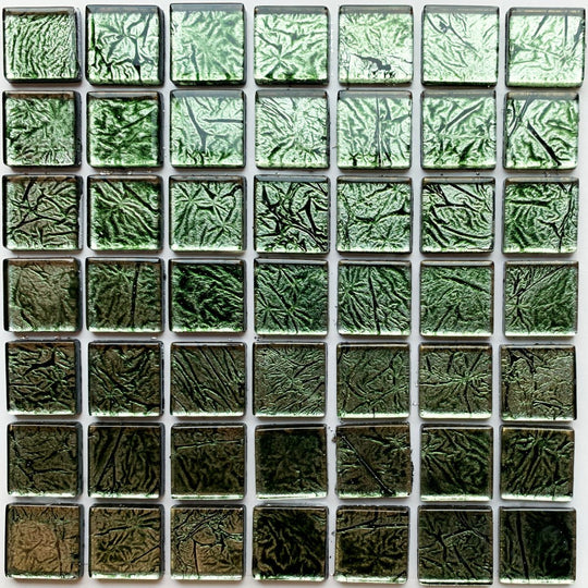 Mosaico de Vidrio Espejo 20mm Esmeralda