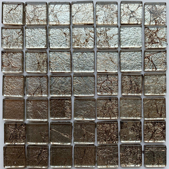 Mirrored/Metallic Tiles 20mm  Pewter