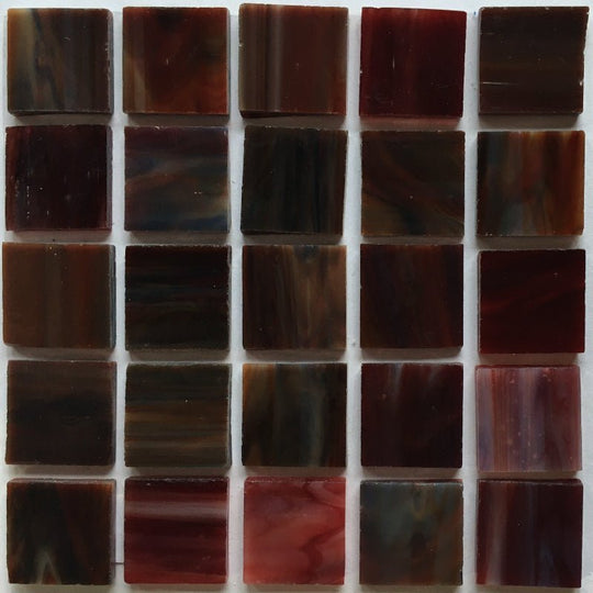 Mosaico di vetro Tiffany Glacier 20mm Ossebloed