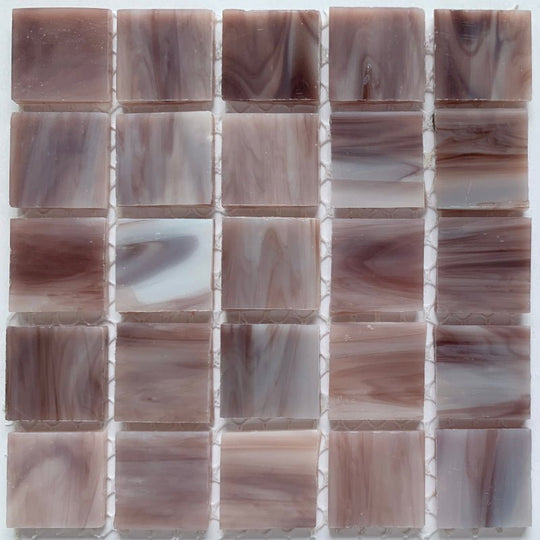 Mosaico di vetro Tiffany Glacier 20mm Violet