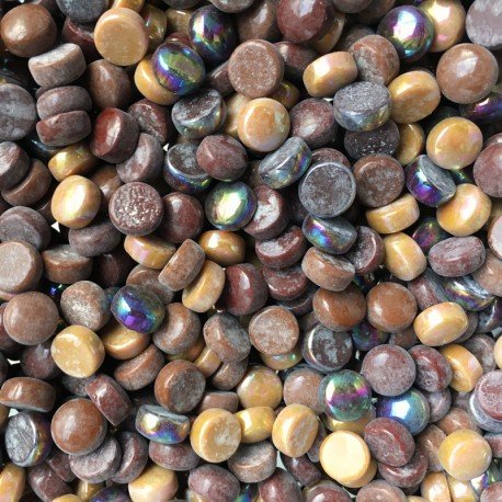 Dotz di Vetro 12mm Mix di Cioccolato