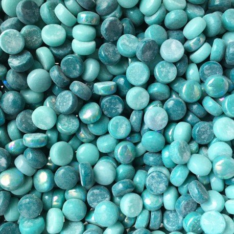 Dotz di Vetro 12mm Mix Verdeblu