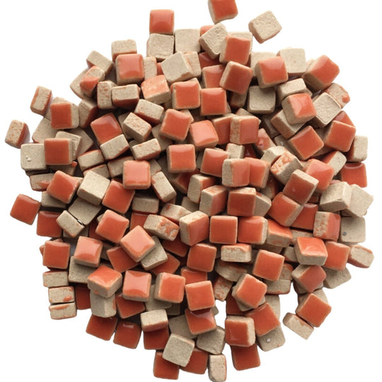 Micro Cerámica 5mm Rojo Coral