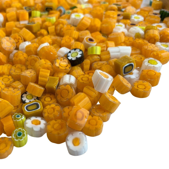 Millefiori Mezcla de Amarillo Oscuro