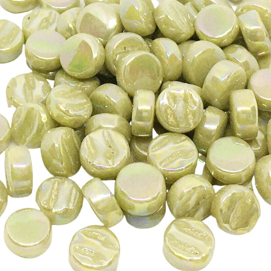 Mini-Runden Perle 8mm Olivgrün