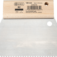 Connex – Zubová stěrka na lepidlo – 180 mm – B2 2,9 × 2,7 mm