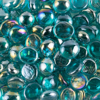 Picături din sticlă 16-20mm – diamant cian