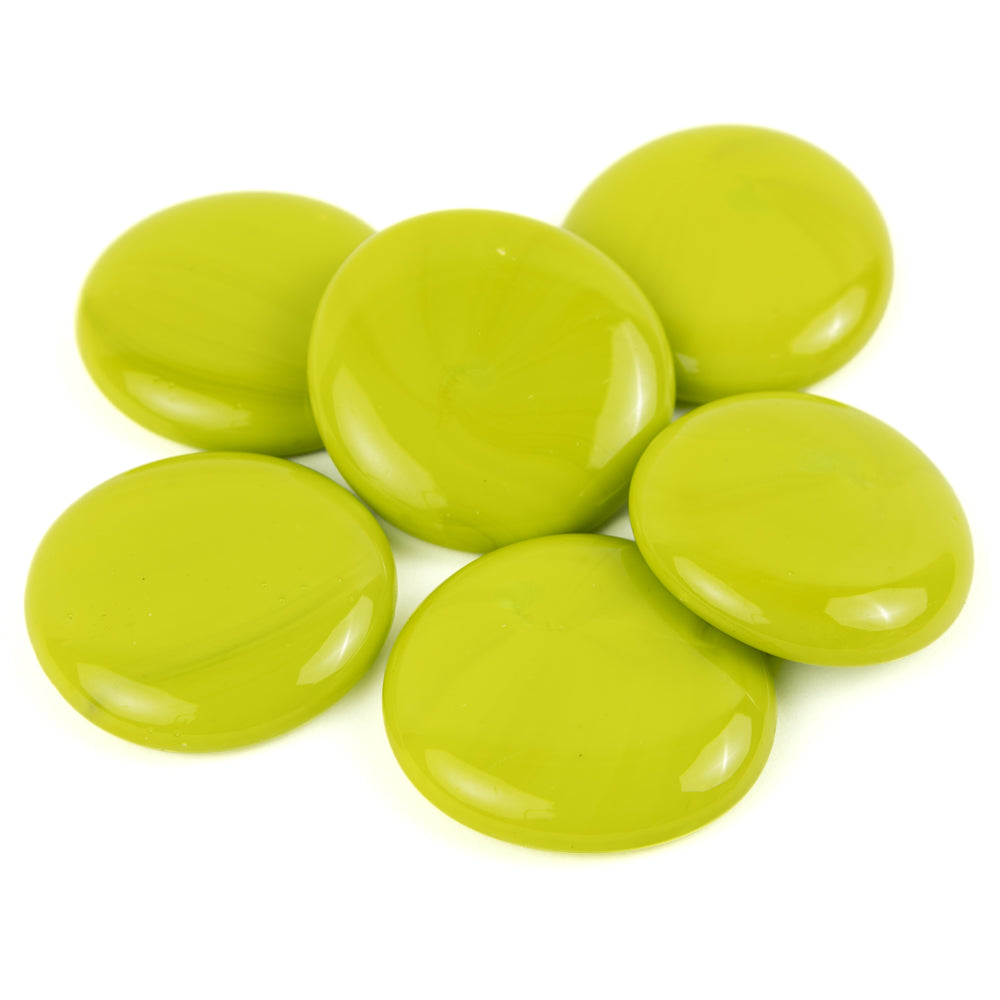 Glasdruppels XL  30-36mm Kiwi
