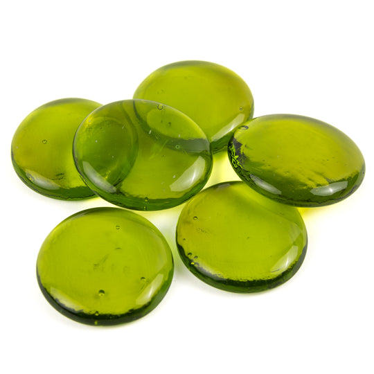 Gotas de Vidro XL 30-36mm Cristal Kiwi