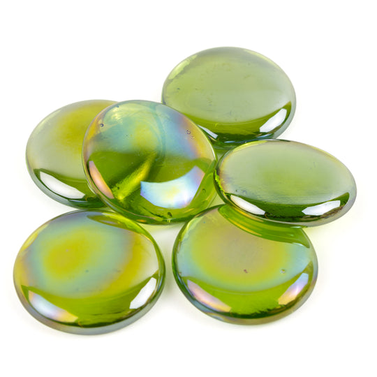 Gotas de Vidro XL 30-36mm Diamante Kiwi