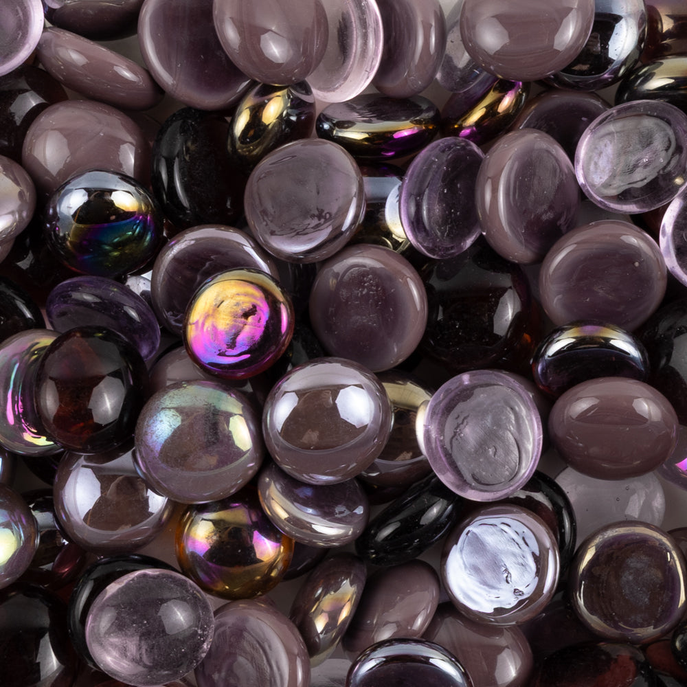 Lasipisarat 16-20mm purppura sekoitus