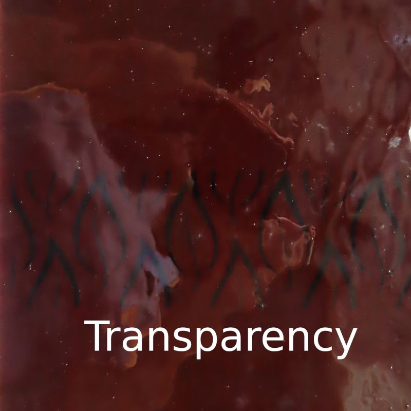 Szkło płytka brązowa młotkowana