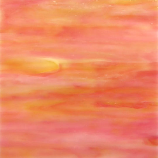 Plaque de Verre Citron Rose Marbré