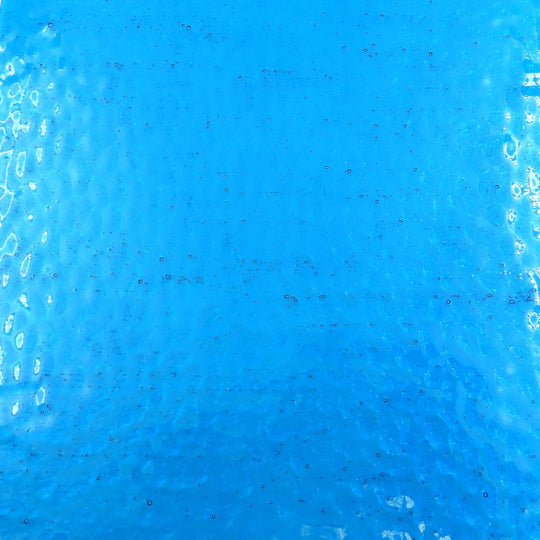 Skleněná deska Tyrkysová Kladívkovaná