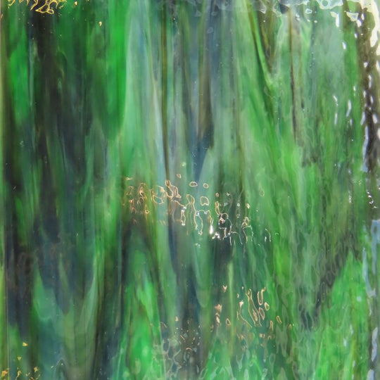 Płyta szklana zielony falisty