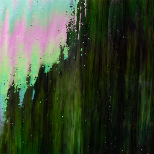 Plaque de Verre Forêt Sombre Iridescent