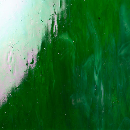 Glass Plate Iridescent Forest 