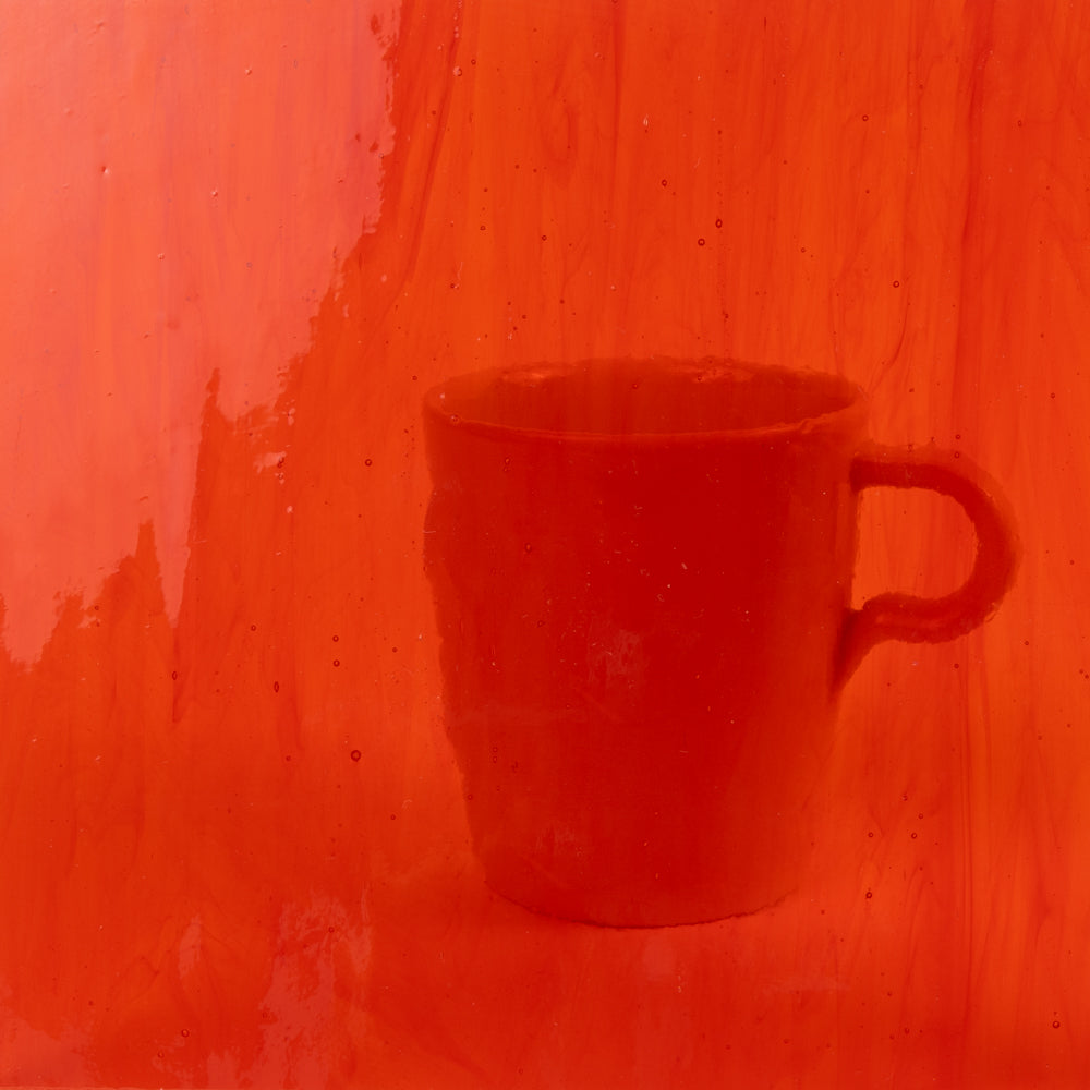 Lastra di vetro  Scarlatto Rosso