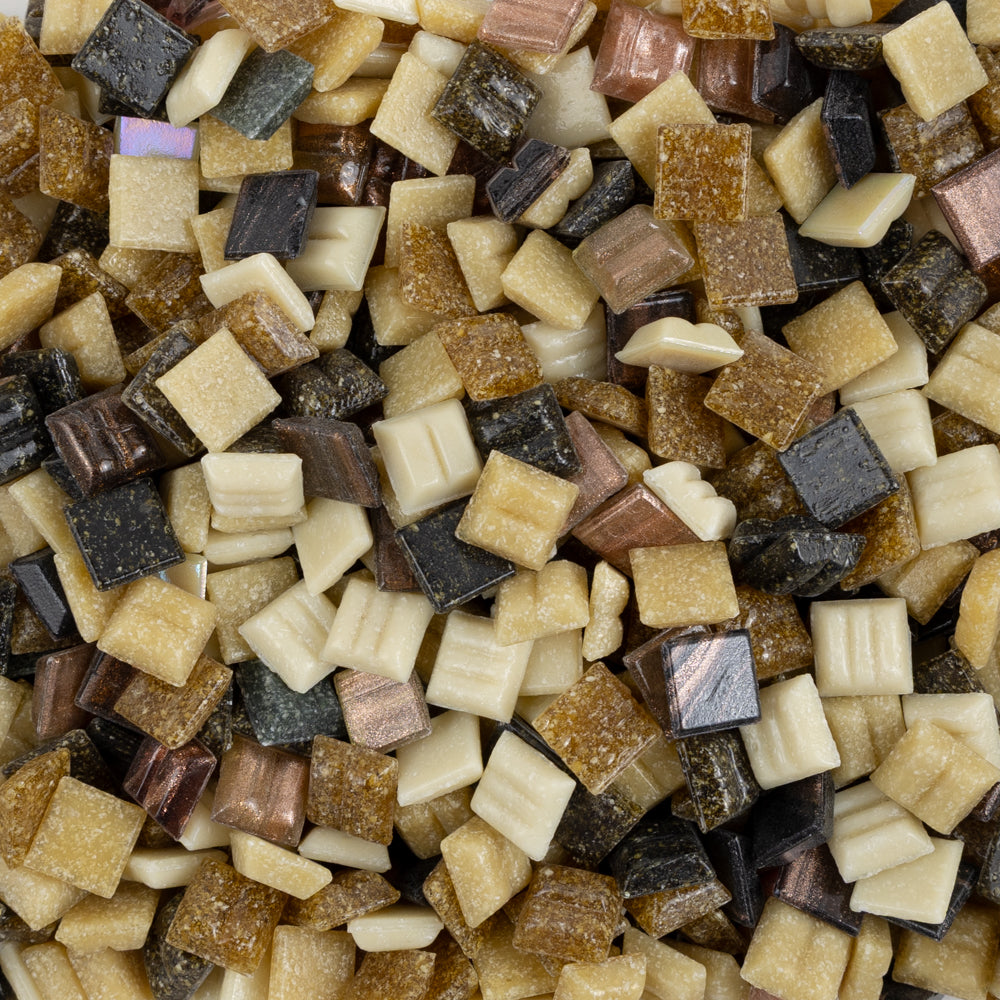 Mosaico de vidrio herba mixto de 10 mm