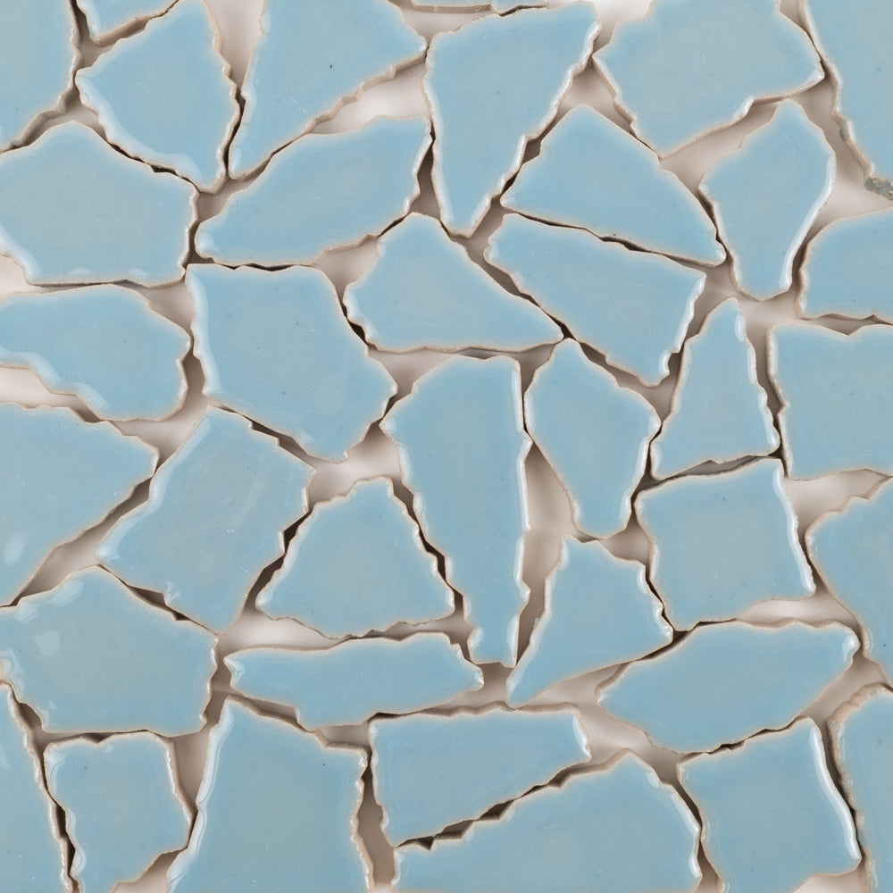 Keramické puzzle bílé
