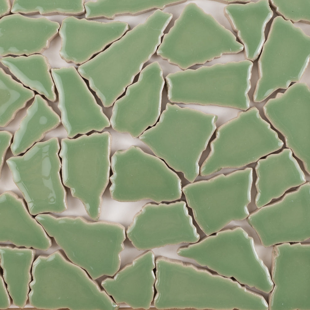 Keramické puzzle bílé