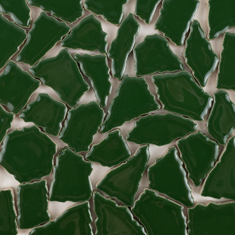 Keramické puzzle bílé