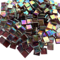 Mosaico di vetro trasparente 10mm Purpurite