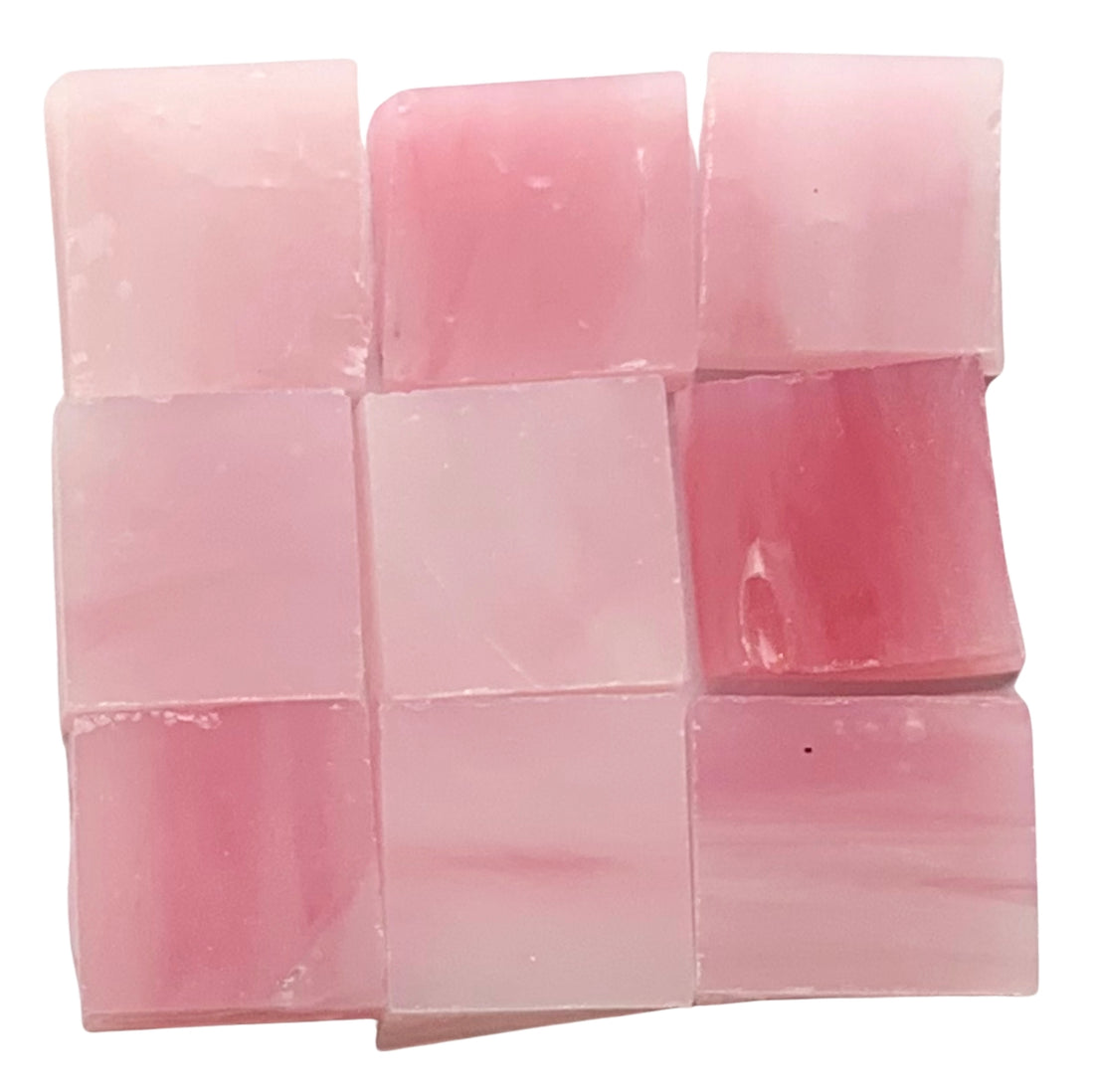 Mosaico de Vidrio Tiffany Glacier 10mm Rosa