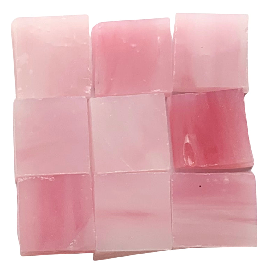 Mosaico de Vidrio Tiffany Glacier 10mm Rosa