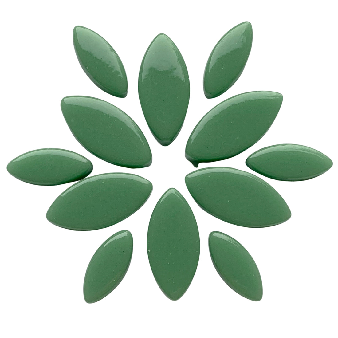 Ottoman Květinové okvětní lístky Loukově zelená