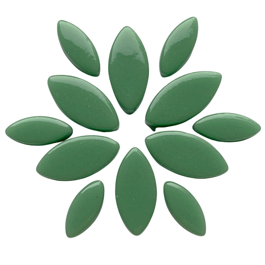 Ottoman Květinové okvětní lístky Loukově zelená