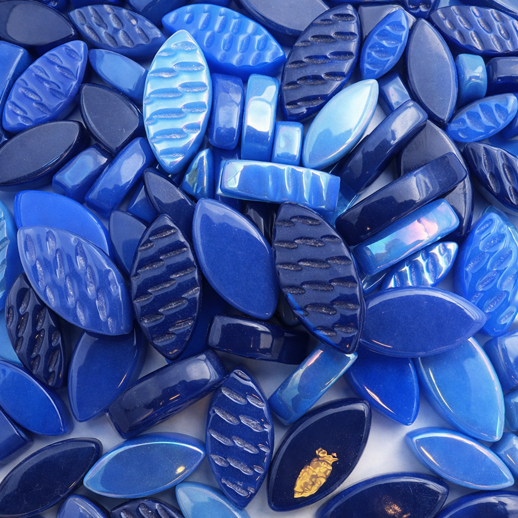 Ottoman Petali Blu Mix